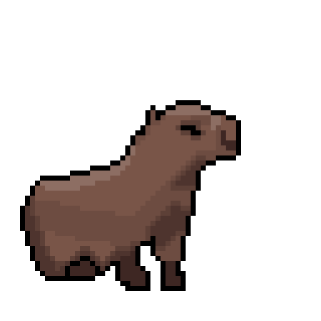 #9 Weirdly hopeful capybara